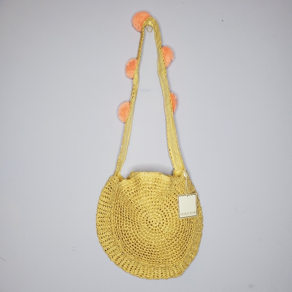 Shiraleah Rio Straw Pom-Pom Shoulder Bag - Picture 5 of 11